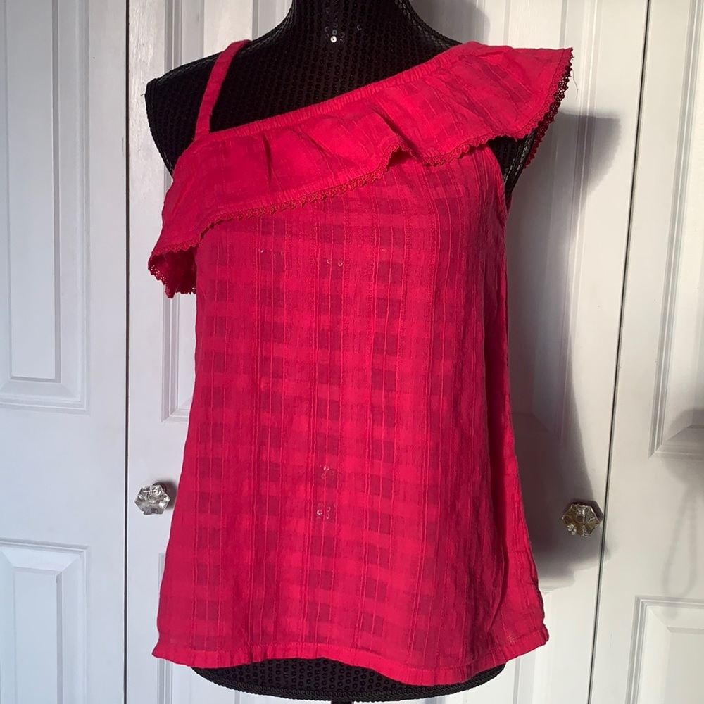Old Navy One Shoulder Ruffle Top